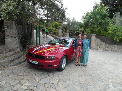 Hochzeit im Mustang
