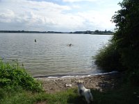 Und ein Top-Parkplatz, direkt am Jabler See